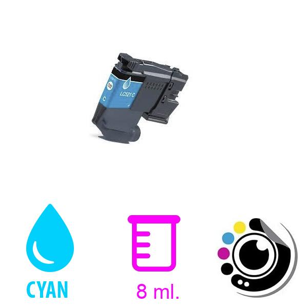 Compatible Patrone Brother LC-521 Cyan