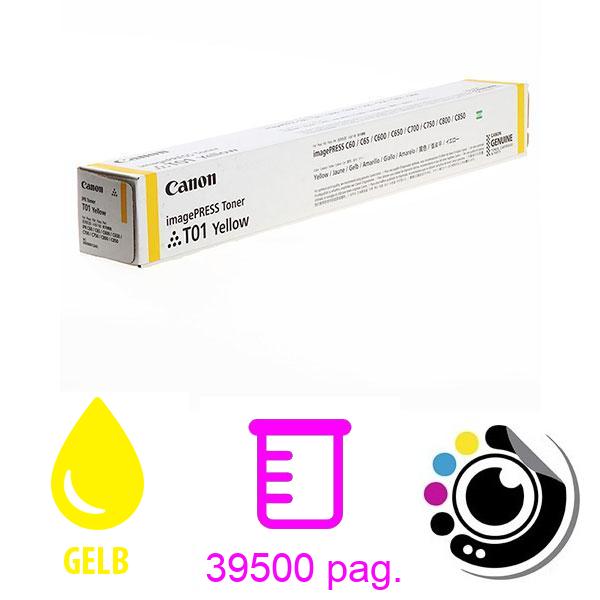 Original Canon Toner T01 Gelb 8069B001