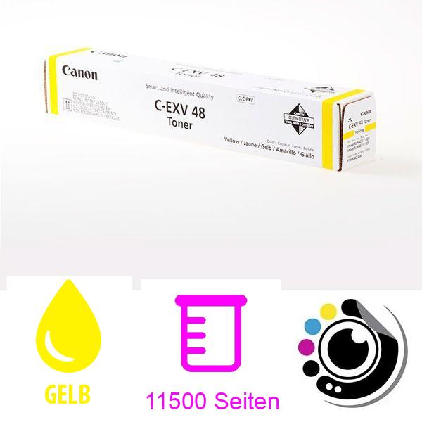 Original Canon Toner C-EXV48 gelb 9109B002