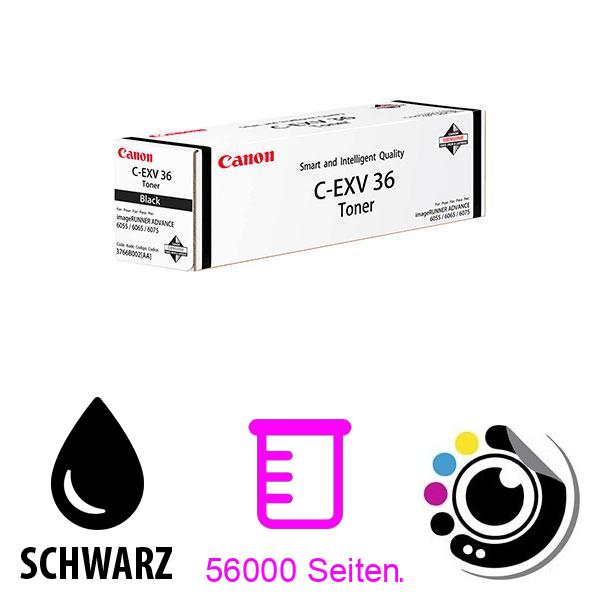 Original Canon Toner C-EXV 36 Schwarz