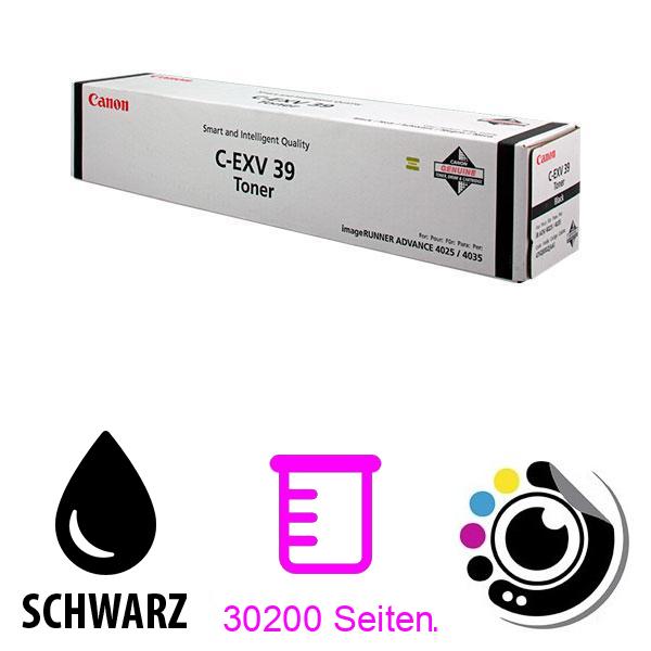 Original Canon Toner C-EXV39 Schwarz 4792B002