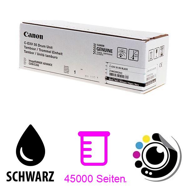 Originale Trommel Canon C-EXV55 Schwarz 2186C002