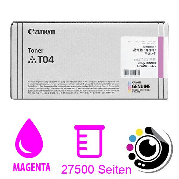 Original Toner Canon T04 Magenta 2978C001
