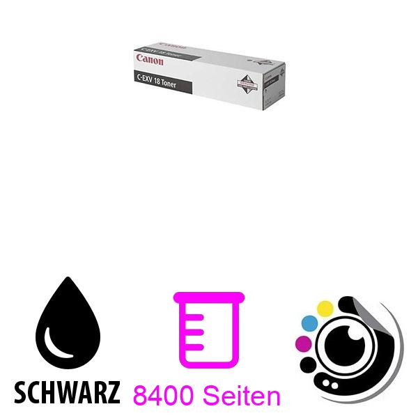 Original Toner Canon CEXV 18 Schwarz