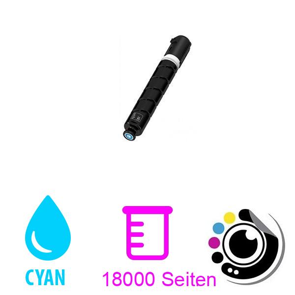Kompatible Toner Canon CEX-V55 Cyan 2183C002