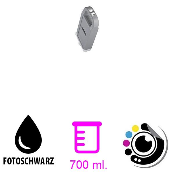 Compatible Patrone Canon PFI-1700 Schwarz foto