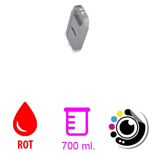 Compatible Patrone Canon PFI-1700 Rot