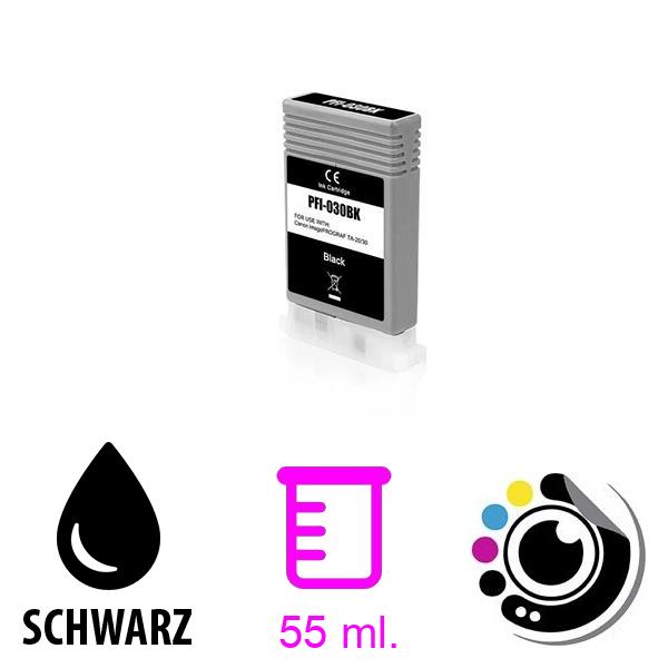 Kompatibel Patrone Canon PFI030 Schwarz (55ML)