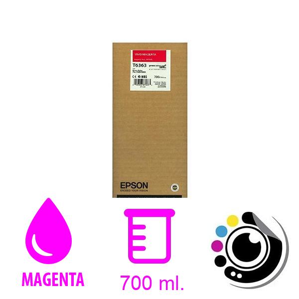 Original Patrone Epson T6363 Vivid magenta C13T636300