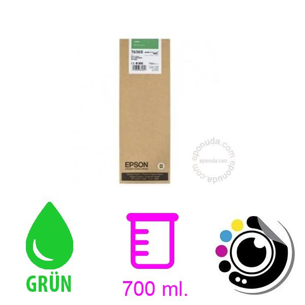 Original Patrone Epson T636B Grün C13T636B00