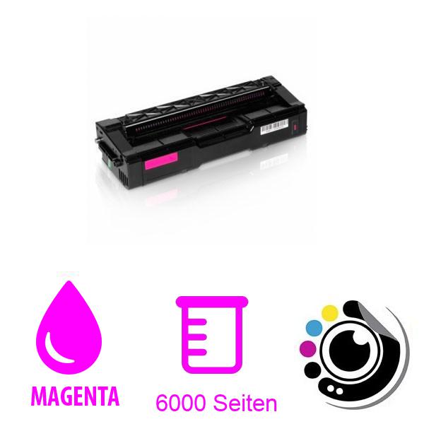 Kompatibler Toner Ricoh Aficio SP-C231 / SP-C232 / SP-C242 / SP-C310 / SP-C311 / SP-C312 / SP-C320 magenta 406481