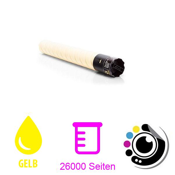 Kompatibler Toner Konica Minolta Bizhub C454 / C554 Gelb A33K252 / TN-512Y / TN512