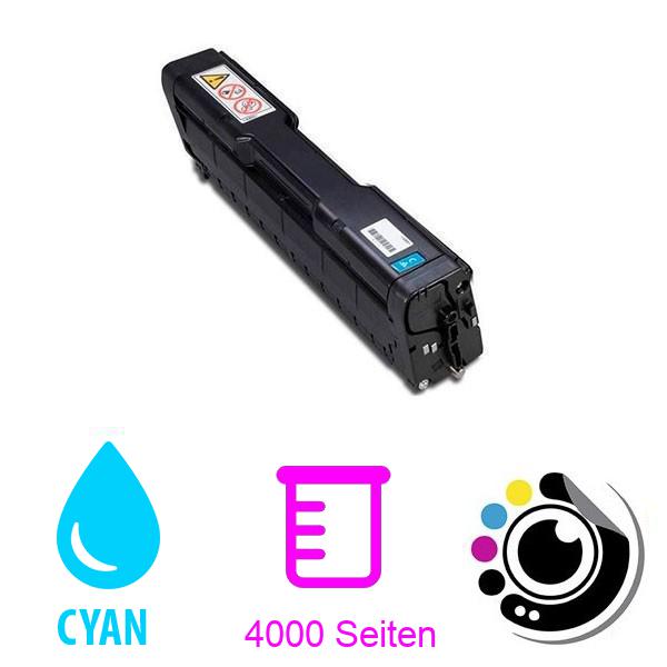 Kompatibler Toner Ricoh Aficio SP-C252 / SP-C262 cyan 407717 / 407532 SPC252 / SPC262
