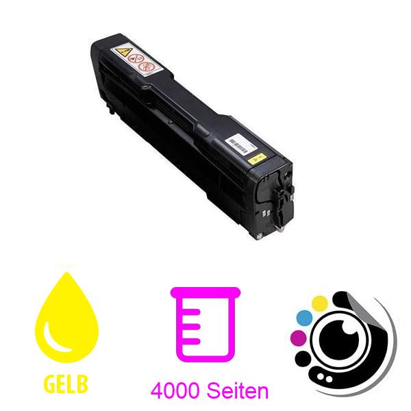 Kompatibler Toner Ricoh Aficio SP-C252 / SP-C262 gelb 407719 / 407534 SPC252 / SPC262