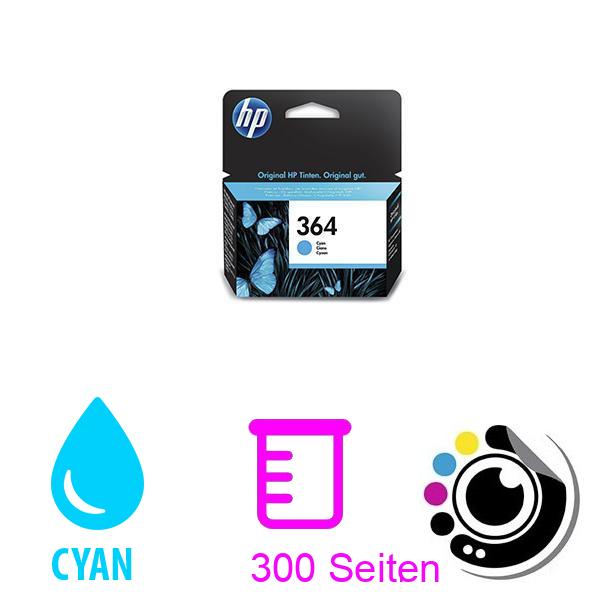 Original Druckerpatronen HP 364 cyan CB318EE