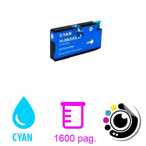 Compatible Patrone HP 963XL Cyan 3JA27AE / 3JA23AE