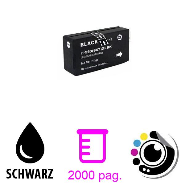 Compatible Patrone HP 963XL Schwarz 3JA30AE / 3JA26AE