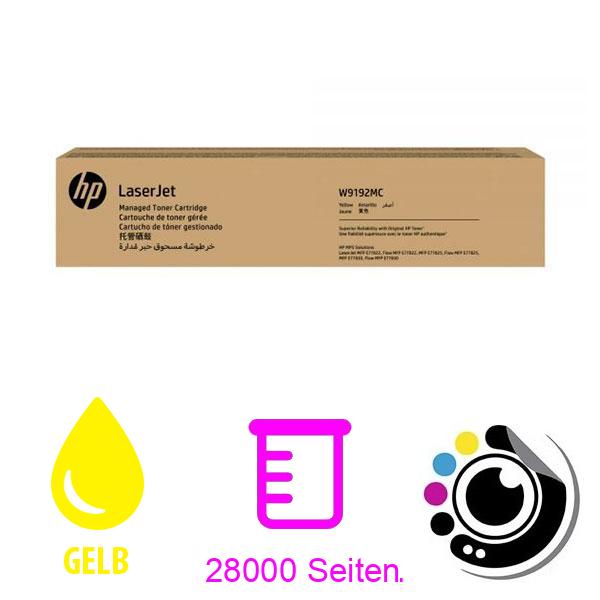Original Toner Hp W9192MC gelb