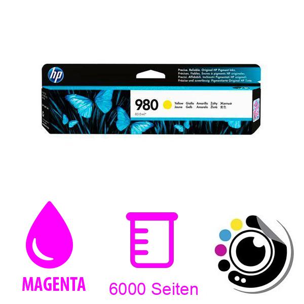 Original Patrone HP 980 Gelb D8J09A
