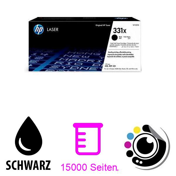 Original Toner Hp W1331XH Schwarz