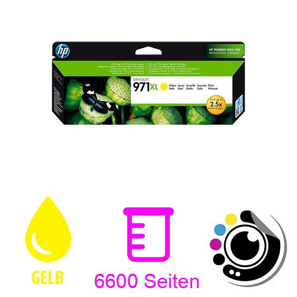 Original Patrone HP 971xl Gelb CN628AE