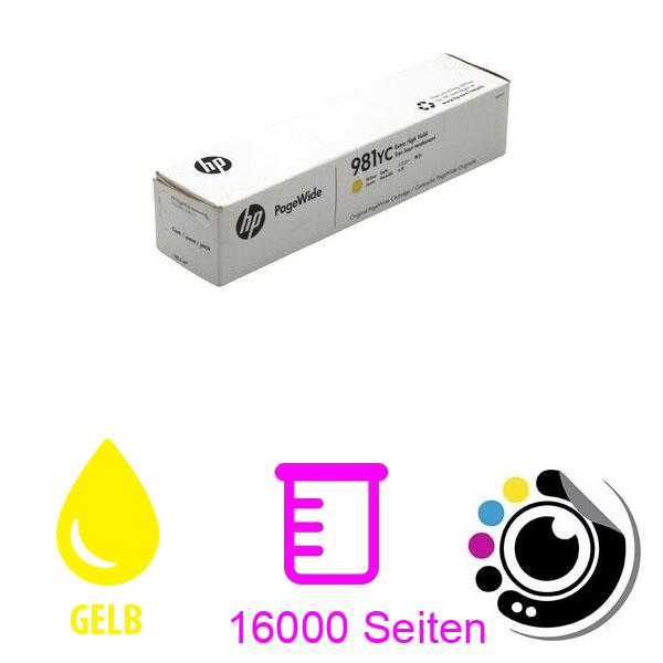Original Patrone HP 981YC Gelb