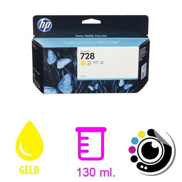 Original Patrone HP 728 Gelb