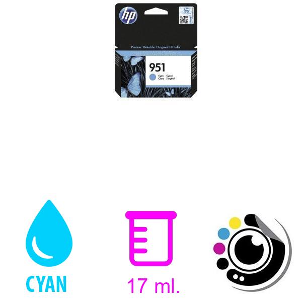 Original HP 951 XL Cyan-Token