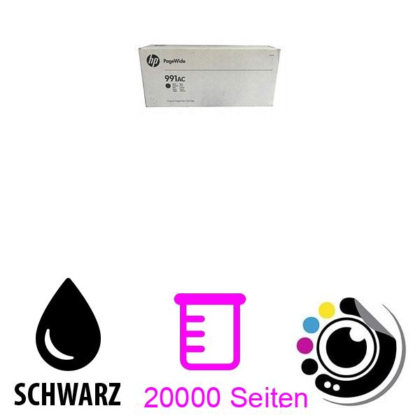 Original HP 991AC Schwarze Tonerkartusche