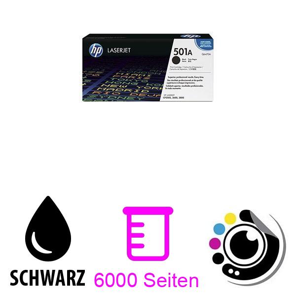 Original Toner HP Q6470 AC Schwarz