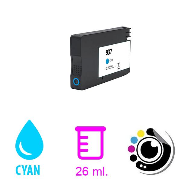 Kompatible Patrone HP 937E XL Cyan 4S6W6NE