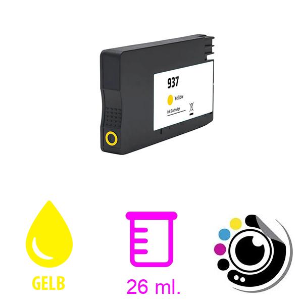Kompatibel Patrone HP 937E XL Gelb 4S6W8NE