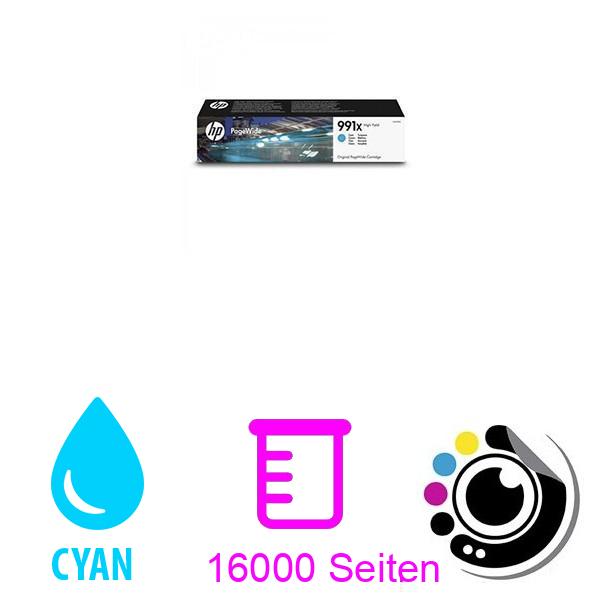 Original Patrone HP 991XC Cyan (M0J90AE)