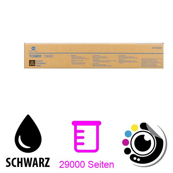 Original Konica Minolta Bizhub C220 / C280 Schwarz A11G151 / TN-216 / TN216 K