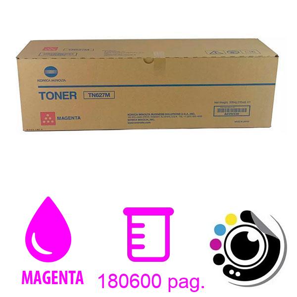 Original Toner Konica Minolta TN627 Magenta (ACVV330)