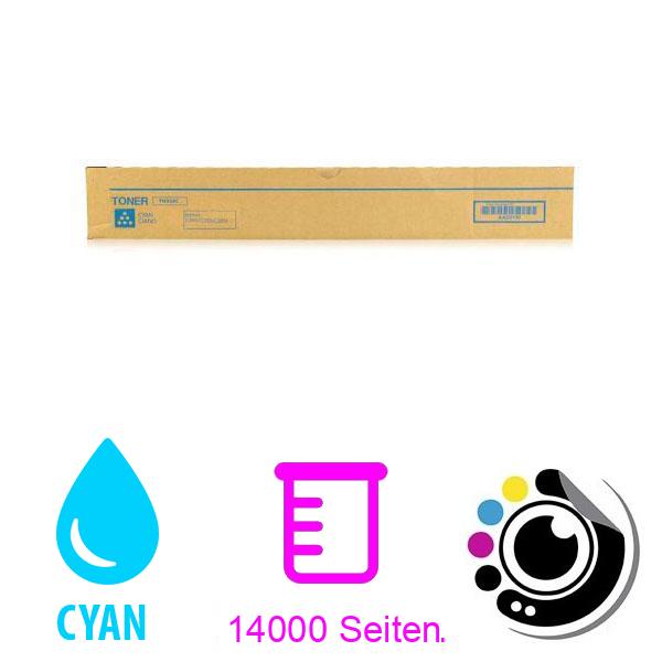 Original Toner Konica Minolta TN328 Cyan AAV8450H GERINGE KAPAZITÄT