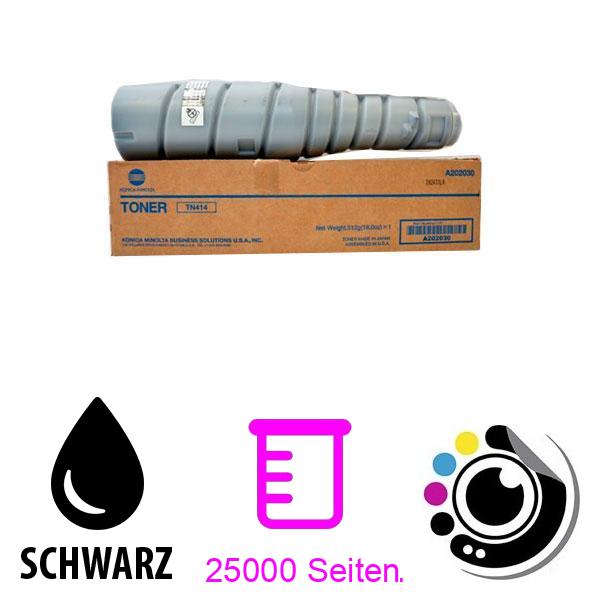 Original Toner Konica Minolta Bizhub 363 TN414 Schwarz A202050