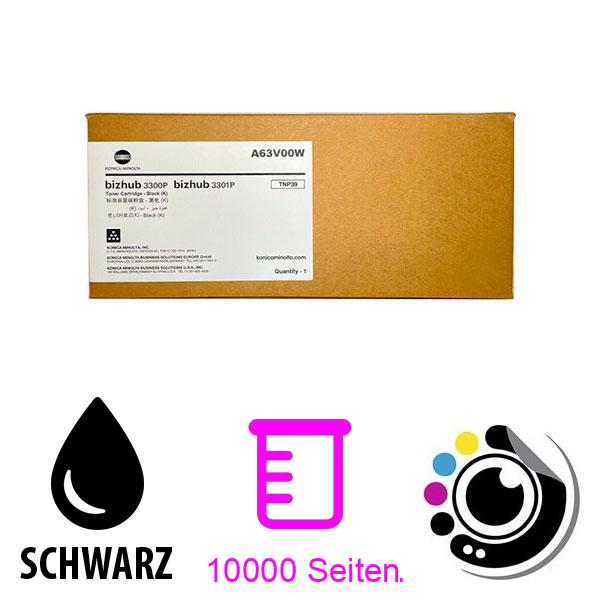 Original Toner Konica Minolta TNP39 schwarz A63V00W