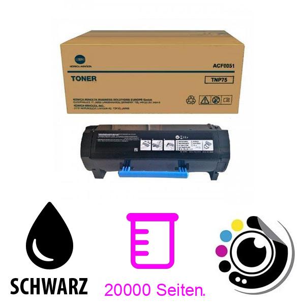Original Toner Konica Minolta TNP-75 schwarz ACF0051