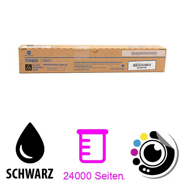 Original Toner Konica Minolta TN227 Schwarz ACVH150