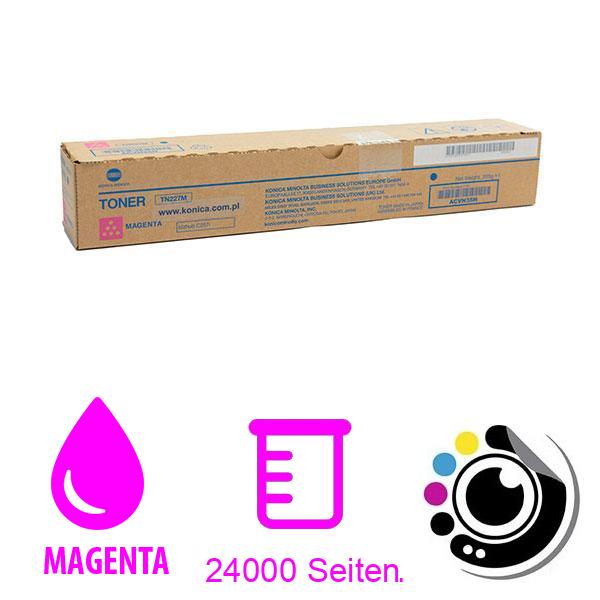 Original Toner Konica Minolta TN227 Magenta ACVH350