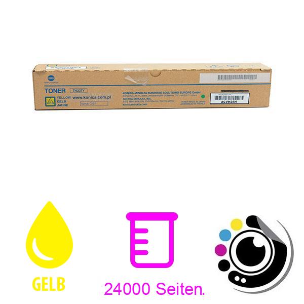 Original Toner Konica Minolta TN227 Gelb ACVH250
