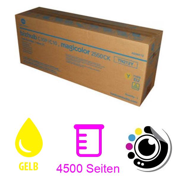 Original Toner Konica Minolta TN212 Gelb A00W172