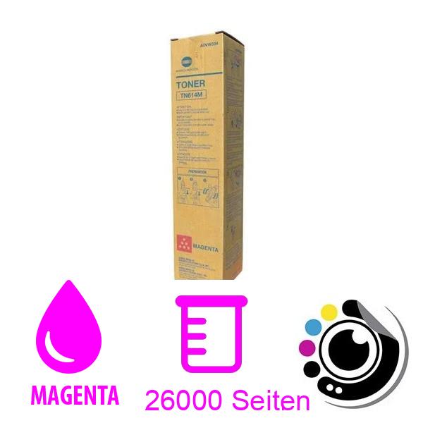 Original Tóner Konica Minolta TN614 magenta A0VM334
