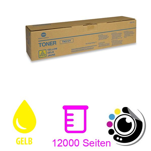 Original Toner Konica Minolta TN312 gelb