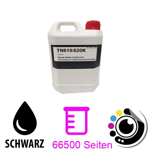 Konica Minolta Pulverflasche TN619/TN620 Schwarz A3VX153/A3VX151