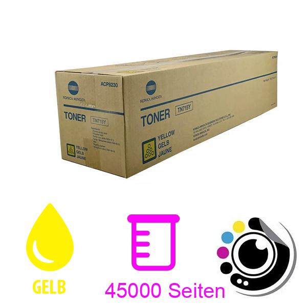 Toner Original Konica Minolta TN715 Gelb ACP8230