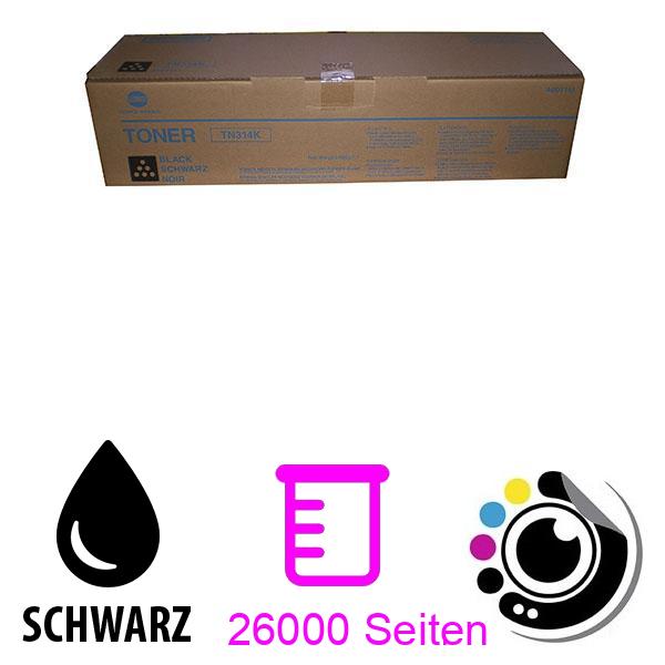 Original Toner konica minolta TN314 Schwarz A0D7151