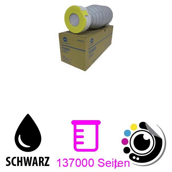 Original Toner konica minolta TN015 Schwarz A3VV151