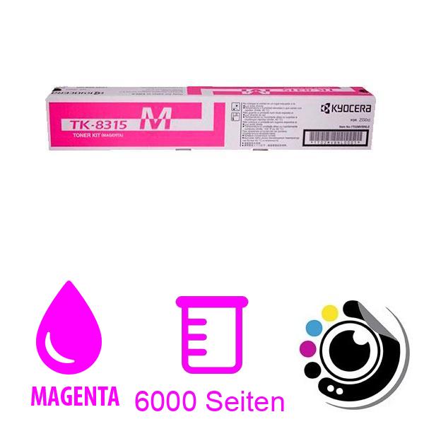 Original Toner Kyocera TK-8315 magenta 1T02MVBNL0